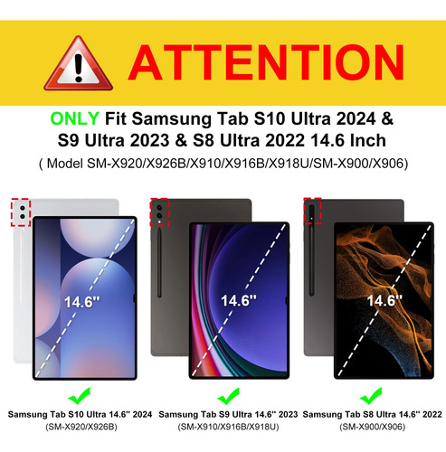 Funda Fintie Para Samsung Galaxy Tab S10 Ultra 14.6 Pulgadas