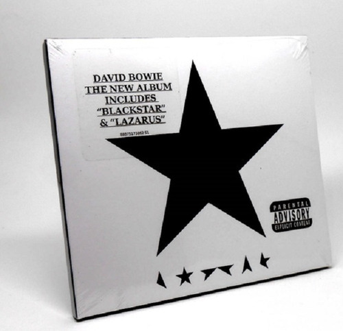 Cd David Bowie Blackstar 2016 Americano Lacrado 7 Faixas