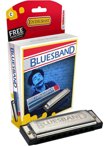 Armonica Diatonica Blusera Blues Band Box Hohner Tonos