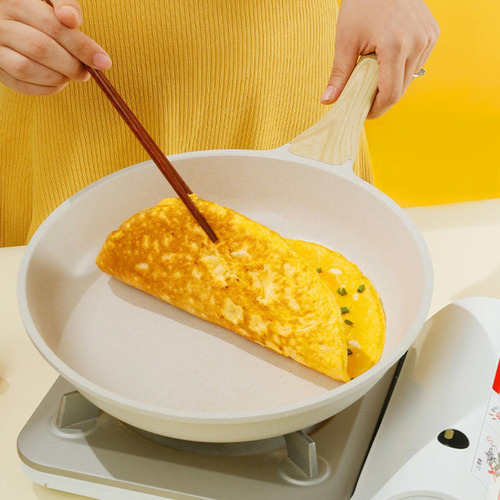 Sartén Antiadherente Con Mango De Piedra 30cm De Diámetro
