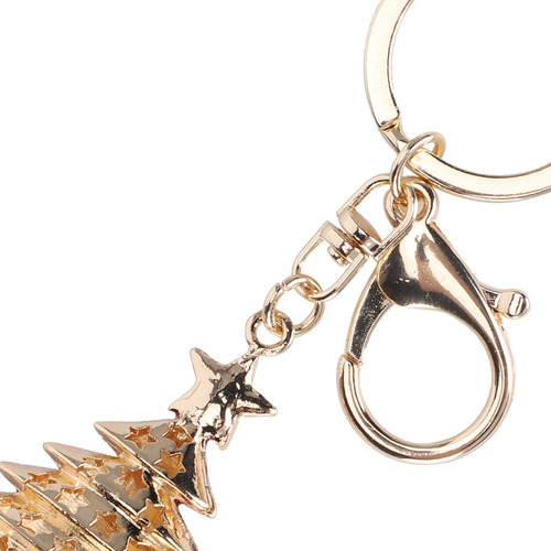 Llavero De Metal Con Forma De Colgante De Árbol De Navidad,