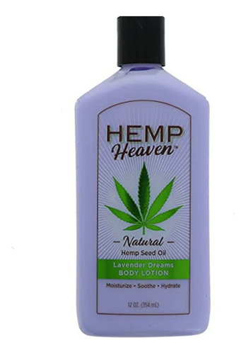 Hemp Heaven Locin Corporal Hidratante  Sueos De Lavanda Hech