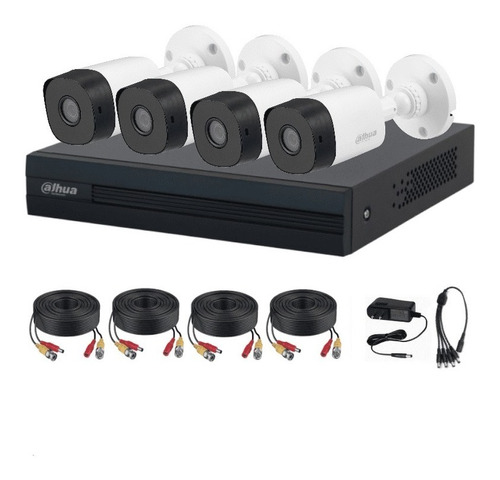 Kit Dvr Cooper-i Wizsense 4ch 1mp + 1 Ip 4 Camaras 1mp Ia