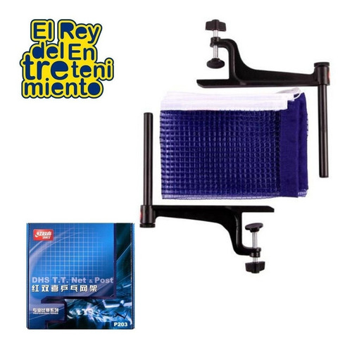 Set De Red Profesional Para Ping Pong + 2 Soportes - El Rey