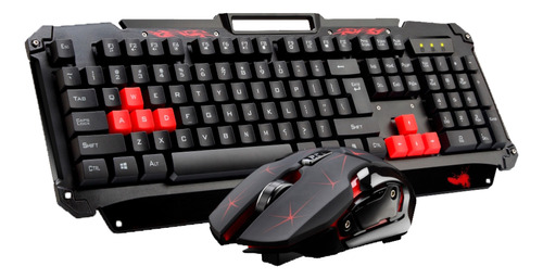 Gamer Teclado Y Mouse Modelo Hk6700 Inalambrico