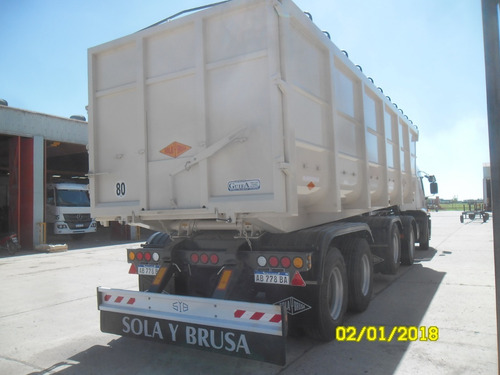 Semirremolque Batea 27m3/38m3/42m3 Sola Y Brusa 0km