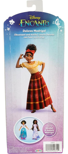 Muñeca Dolores Mirabel Disney Encanto 27.9 Cm Con