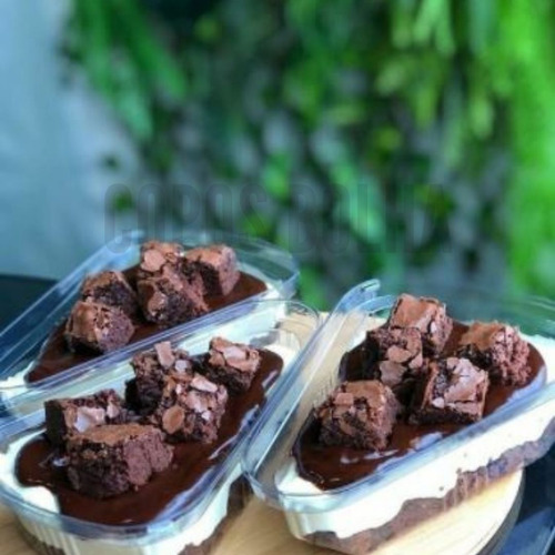 Embalagem G635 Fatia De Bolo / Torta / Pudim 100 Unidades