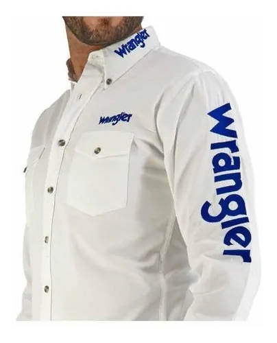 Camisa wrangler blanca sale