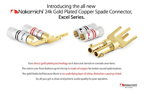 Conector De Espiga Bañado En Oro De La Serie Excel De