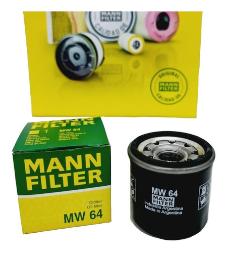 Filtro Aceite Mann Mw64 Honda Kawasaki Yamaha Varios Modelos