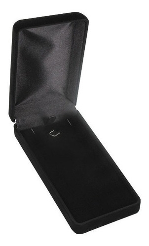 Caixa Estojo Veludo Universal Brinco E Joias Kit Com 24 Unid - Preto, Vermelho E Azul Cor Preto