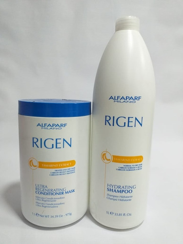 Shampoo Y Mascarilla Alfaparf Rigen Hyd - mL a $122