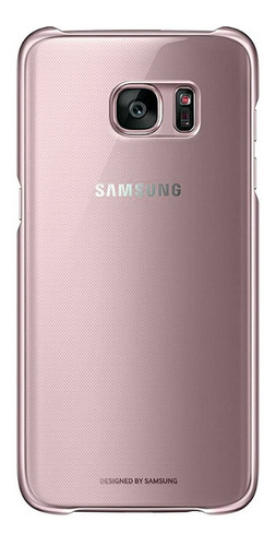 Case Funda Samsung Clear Cover Galaxy S7 Edge Original Rose