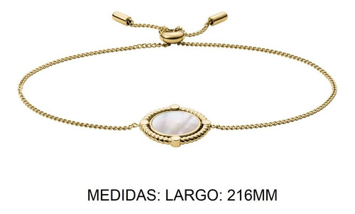 Imagen 5 de 7 de Pulsera Mujer Fossil Vintage Iconic Mop