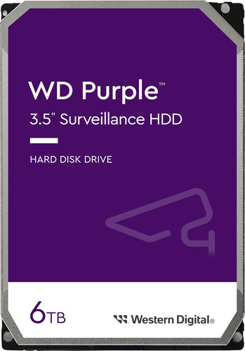 Digital Disco Duro Interno Wd Vigilancia Purpura 6 Tb Sata S