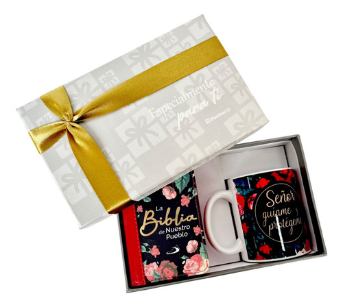 Kit Biblia Mini + Mug Bíblico Para Regalar