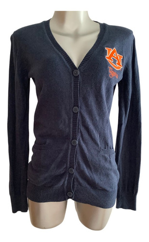 Suéter Cardigan Universidad Auburn Tigers Mujer Colegial 