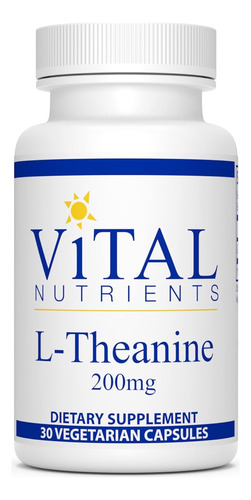 Vital Nutrients L-theanine 200 Mg 30 Cápsulas