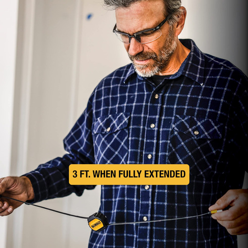 Cable De Carga Dewalt 3 En 1 Retráctil De 1 M Para Iphones/s