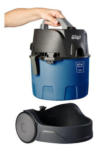Aspirador De Pó E Água Gtw Bagless 1400w Azul Preto Wap 127v