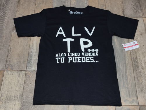 Playera Marca Alcapone Alv Tp Color Negro