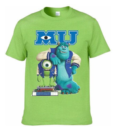 Playera Estilo Monsters Inc, 100% Algodón