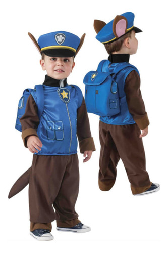 Disfraz Niños Cosplay Chase Paw Patrol Patrulla Canina