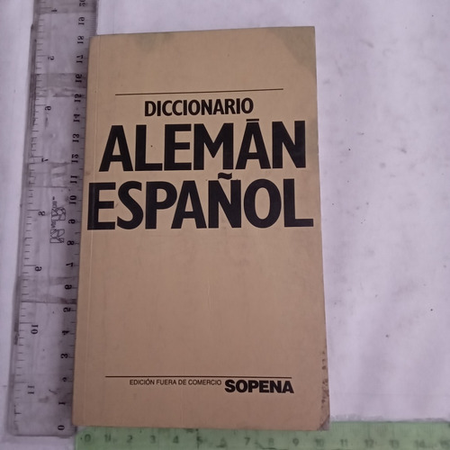 Diccionario Alemán Español Sopena (Usado)