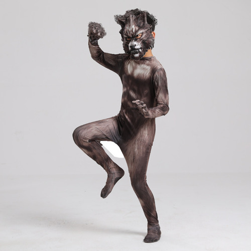 Disfraz De Cosplay De Hombre Lobo, Disfraz De Máscara 3d