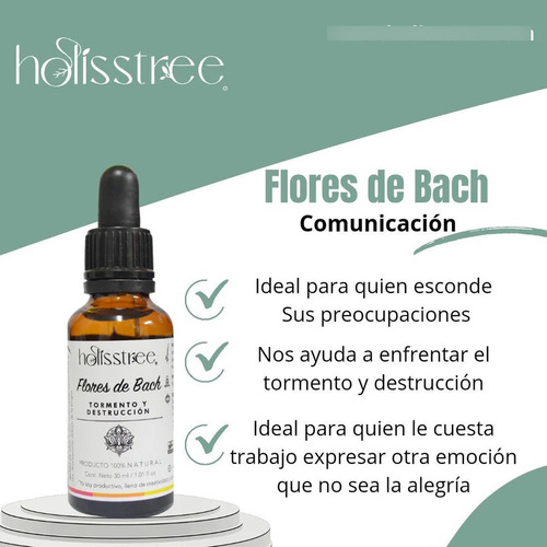 Flores De Bach Comunicación 30ml Holisstree