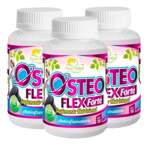 4 X 59 Soles | Osteo Flex Forte (osteoporosis) 100 Capsulas