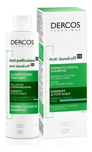 Vichy Dercos Shampoo Anticaspa Tec.microbioma C/selenio Ds
