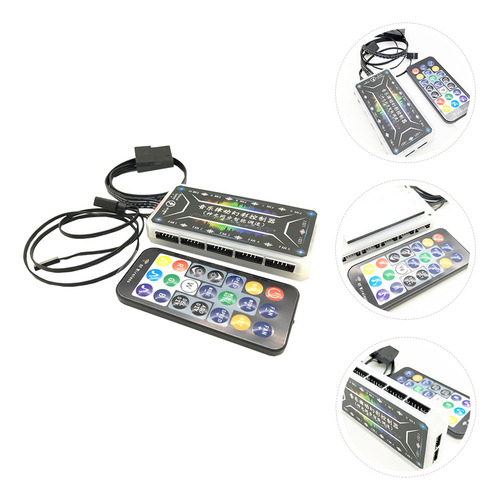 Adaptador De Controlador Hub Rgb Multifunción