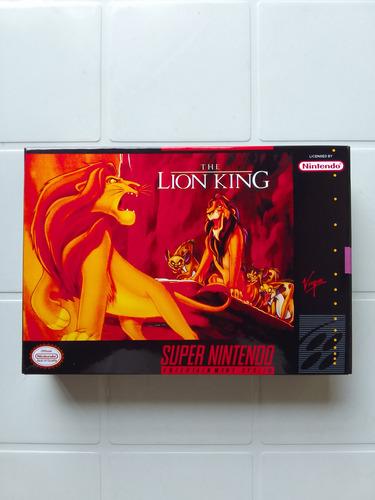 Caixa Repro + Berço The Lion King - Super Nintendo Snes (Usado)