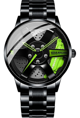 Rueda Llanta Hub Reloj Deportivo Coche Llanta Relojes Imperm