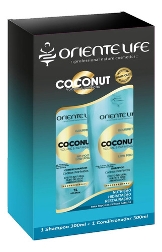 Kit Shampoo E Condicionador Coconut Low Poo Oriente Life