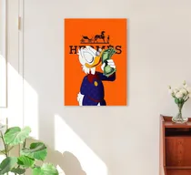 Comprar Cuadro Canvas Alec Monopoly Money Graffiti Neon Urbano Color Hermes Armazón Bastidor De Madera