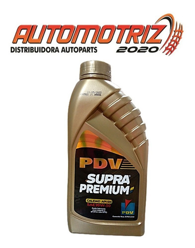 Aceite Pdv Supra Premium 20w50 Mineral