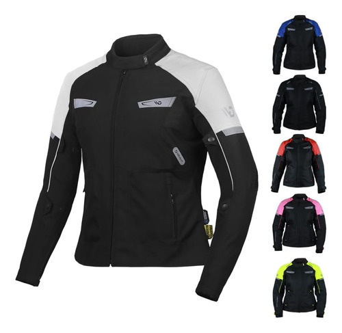 Chaqueta De Moto Wd, Para Mujer, Impermeable Av