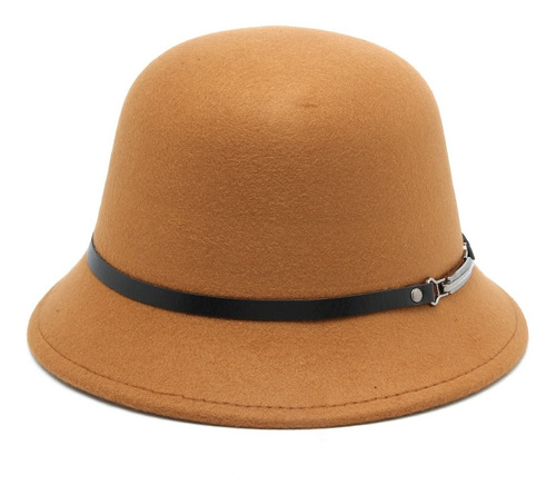 Sombrero Cloche Fieltro Mujer Moño Templo Kosher