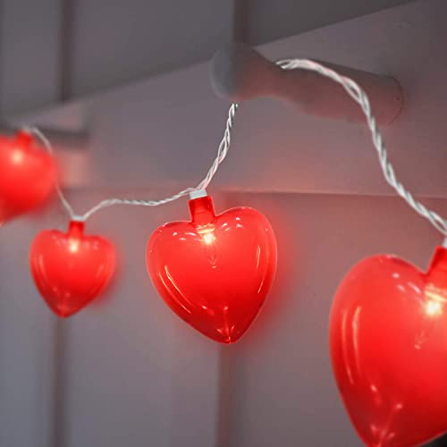 Luces De Corazón Para San Valentín De 8.5 Pies Con 10 Hadas