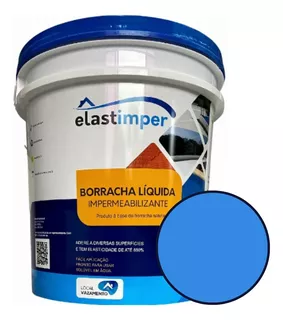 Borracha Liquida Elastimper 18kg Impermeabiliza E Protege