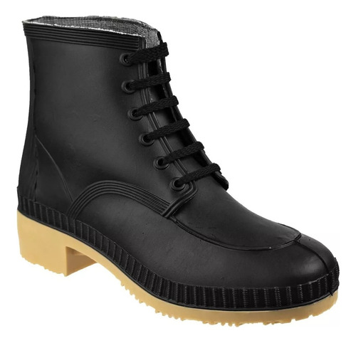 Bota Borceguí De Plástico Impermeable Garbal Hombre Trabajo 