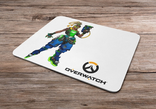 Mousepad Overwatch Lucio Geek Cor Branco