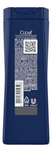 Shampoo Anticaspa Sports Limpeza Profunda 200ml Clear Men