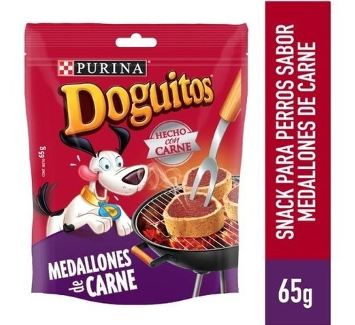 Doguitos Medallones De Carne Purina 65 Gr