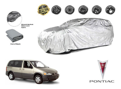 Lona Cubreauto Afelpada Premium Pontiac Montana 2001