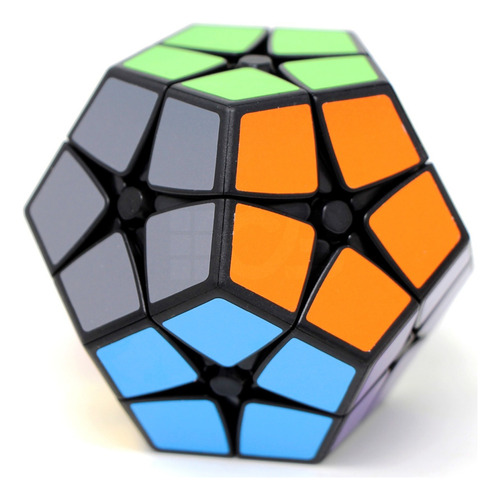 Marco profesional Megaminx Magic Cube Qiyi Kilominx 2x2, color negro
