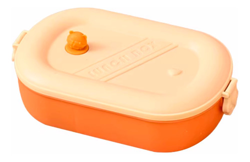 Porta Comida Cubiertos Tupper Con Divisiones Free Bpa 1 Lt